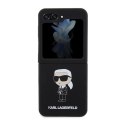 Karl Lagerfeld KLHCZF5SNIKBCK Z Flip5 hardcase czarny/black Silicone Ikonik