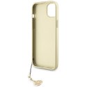 Guess GUHCP15SGF4GBR iPhone 15 6.1" brązowy/brown hardcase 4G Charms Collection