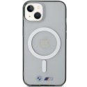 Etui BMW BMHMP15SHCRS iPhone 15 6.1" przezroczysty/transparent hardcase Silver Ring MagSafe