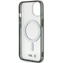 Etui BMW BMHMP15SHCRS iPhone 15 6.1" przezroczysty/transparent hardcase Silver Ring MagSafe