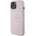 Guess GUHMP15MPSAHMCP iPhone 15 Plus 6.7" różowy/pink hardcase Saffiano MagSafe