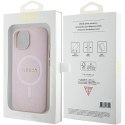 Guess GUHMP15MPSAHMCP iPhone 15 Plus 6.7" różowy/pink hardcase Saffiano MagSafe