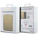 Guess Powerbank indukcyjny 15W GUPBM5ALGSGD 5000mAh złoty/gold MagSafe Metal Script Logo