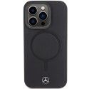 Mercedes MEHMP15X23RCMK iPhone 15 Pro Max 6.7" czarny/black hardcase Smooth Leather MagSafe