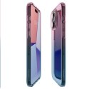 Etui APPLE IPHONE 15 PRO Spigen Liquid Crystal Gradation Pink transparentne