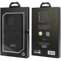 Audi Silicone Case iPhone 15 Pro 6.1" czarny/black hardcase AU-LSRIP15P-Q3/D1-BK