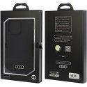 Audi Silicone Case iPhone 15 Pro Max 6.7" czarny/black hardcase AU-LSRIP15PM-Q3/D1-BK