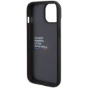 BMW BMHCP15S22PTDK iPhone 15 6.1" czarny/black Leather Stamp Tricolor