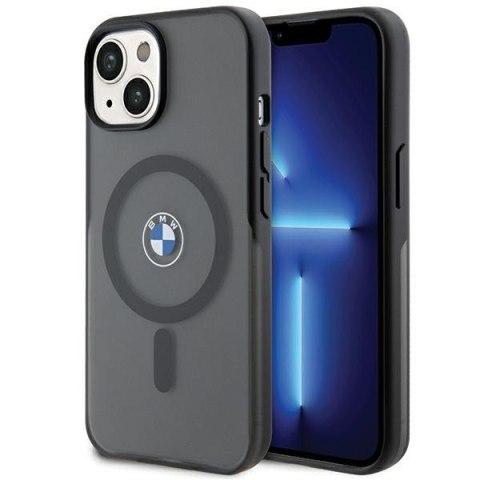 BMW BMHMP15SDSLK iPhone 15 6.1" czarny/black hardcase IML Signature MagSafe