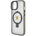 Ferrari FEHMP15SUSCAH iPhone 15 / 14 / 13 6.1" transparent hardcase Ring Stand 2023 Collection MagSafe