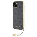 Guess GUHCP15MGF4GGR iPhone 15 Plus 6.7" szary/grey hardcase 4G Charms Collection