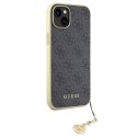 Guess GUHCP15MGF4GGR iPhone 15 Plus 6.7" szary/grey hardcase 4G Charms Collection