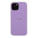 Guess GUHMP15MPSAHMCU iPhone 15 Plus 6.7" fioletowy/purple hardcase Saffiano MagSafe