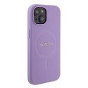 Guess GUHMP15MPSAHMCU iPhone 15 Plus 6.7" fioletowy/purple hardcase Saffiano MagSafe