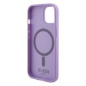 Guess GUHMP15MPSAHMCU iPhone 15 Plus 6.7" fioletowy/purple hardcase Saffiano MagSafe