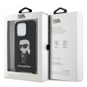 Karl Lagerfeld KLHCP15LSCBSKNK iPhone 15 Pro 6.1" hardcase czarny/black Crossbody Silicone Ikonik