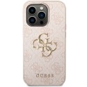 Guess GUHCP15X4GMGPI iPhone 15 Pro Max 6.7" różowy/pink hardcase 4G Big Metal Logo