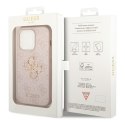 Guess GUHCP15X4GMGPI iPhone 15 Pro Max 6.7" różowy/pink hardcase 4G Big Metal Logo