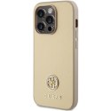 Guess GUHCP15XPS4DGPD iPhone 15 Pro Max 6.7" złoty/gold hardcase Strass Metal Logo