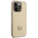 Guess GUHCP15LPS4DGPD iPhone 15 Pro 6.1" złoty/gold hardcase Strass Metal Logo