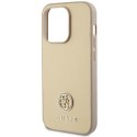 Guess GUHCP15LPS4DGPD iPhone 15 Pro 6.1" złoty/gold hardcase Strass Metal Logo