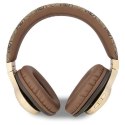 Guess słuchawki nauszne Bluetooth GUBH604GEMW brązowy/brown 4G Script