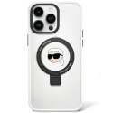 Karl Lagerfeld KLHMP15XHMRSKHH iPhone 15 Pro Max 6.7" biały/white hardcase Ring Stand Karl Head MagSafe