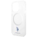 US Polo USHMP15LUCIT iPhone 15 Pro 6.1" transparent MagSafe Collection