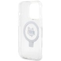 Karl Lagerfeld KLHMP15XHMRSCHH iPhone 15 Pro Max 6.7" biały/white hardcase Ring Stand Choupette Head MagSafe