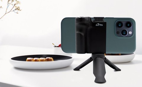 MT5543 GRIPOD 3 w 1- Uchwyt do smartfona + statyw biurkowy + pilot Bluetooth