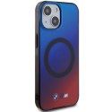 Etui BMW BMHMP15SHTTG iPhone 15 6.1" czerwono-niebieski/red blue hardcase M Gradient MagSafe