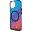 Etui BMW BMHMP15SHTTG iPhone 15 6.1" czerwono-niebieski/red blue hardcase M Gradient MagSafe