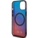 Etui BMW BMHMP15SHTTG iPhone 15 6.1" czerwono-niebieski/red blue hardcase M Gradient MagSafe