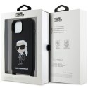 Karl Lagerfeld KLHCP15SSCBSKNK iPhone 15 6.1" hardcase czarny/black Crossbody Silicone Ikonik