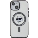 Karl Lagerfeld KLHMP15MHCHNOTK iPhone 15 Plus 6.7" transparent hardcase IML Choupette`s Head MagSafe