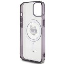 Karl Lagerfeld KLHMP15MHCHNOTK iPhone 15 Plus 6.7" transparent hardcase IML Choupette`s Head MagSafe