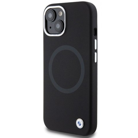 BMW BMHMP15MSILBK2 iPhone 15 Plus 6.7" czarny/black Signature Liquid Silicone MagSafe