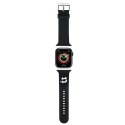 Karl Lagerfeld Pasek KLAWLSLCNK Apple Watch 42/44/45mm czarny/black strap 3D Rubber Choupette Head