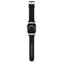 Karl Lagerfeld Pasek KLAWLSLKCNK Apple Watch 42/44/45mm czarny/black strap 3D Rubber Karl&Choupette Heads