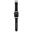 Karl Lagerfeld Pasek KLAWLSLKNK Apple Watch 42/44/45mm czarny/black strap 3D Rubber Karl Head