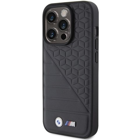 BMW BMHCP15L22PMGK iPhone 15 Pro 6.1" czarny/black hardcase Bi Pattern