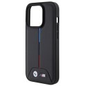 BMW BMHCP15L22PVTK iPhone 15 Pro 6.1" czarny/black hardcase Quilted Tricolor