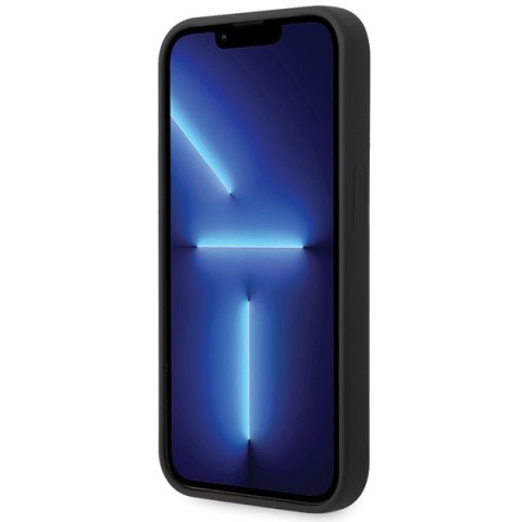 BMW BMHCP15L22SCSK iPhone 15 Pro 6.1" czarny/black Silicone Blue&Red Stripes M Collection