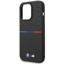 BMW BMHCP15L22SMPK iPhone 15 Pro 6.1" czarny/black Silicone Pattern