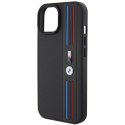 BMW BMHCP15S22PPMK iPhone 15 6.1" czarny/black Tricolor M Collection