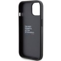 BMW BMHCP15SGSPCCK iPhone 15 6.1" czarny/black hardcase Grip Stand Smooth & Carbon