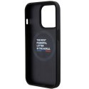 BMW BMHMP15L22PVTK iPhone 15 Pro 6.1" czarny/black hardcase Quilted Tricolor MagSafe