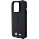 BMW BMHMP15L22PVTK iPhone 15 Pro 6.1" czarny/black hardcase Quilted Tricolor MagSafe