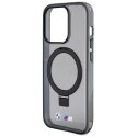 BMW BMHMP15LURSK iPhone 15 Pro 6.1" czarny/black hardcase Ring Stand M Collection MagSafe