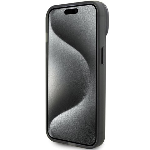 Ferrari FEHMP15SUSCAK iPhone 15 / 14 / 13 6.1" czarny/black hardcase Ring Stand 2023 Collection MagSafe